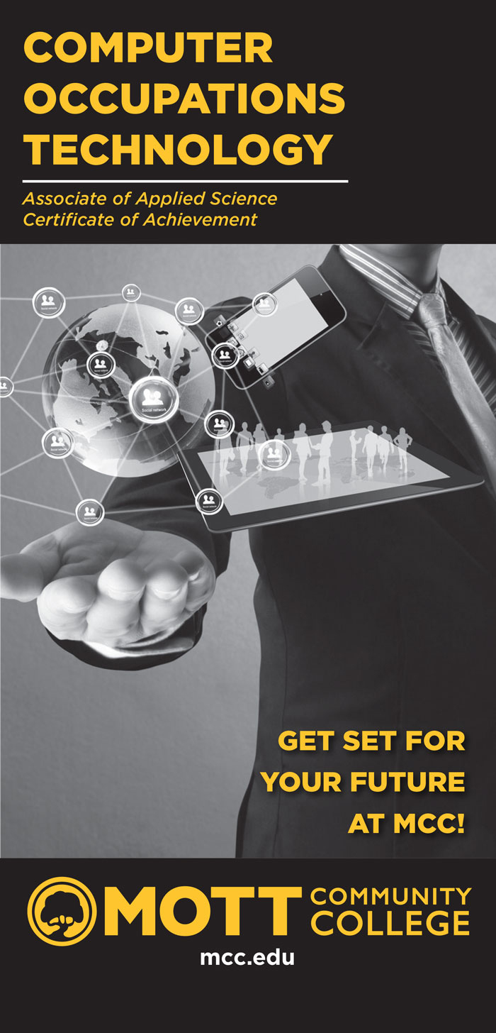 Cover of brochure Computer Occupations Technology - Get Set for your Future At Mott
