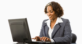 women using a laptop computer