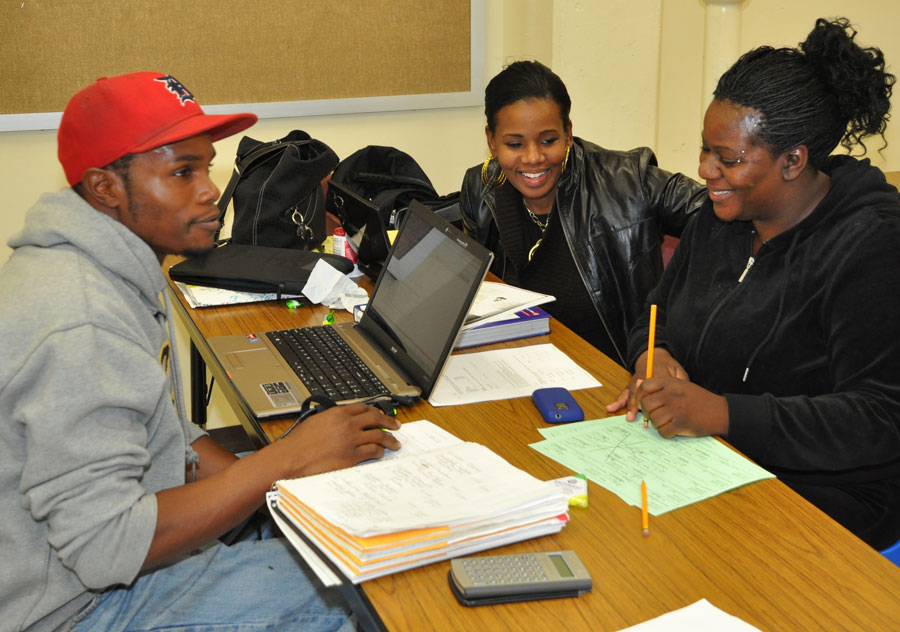 Students in Accounting class