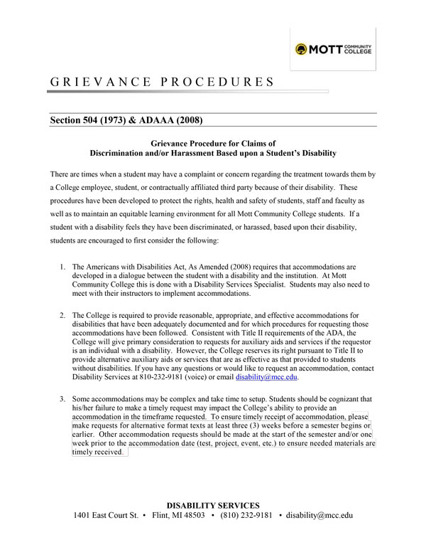 Full Grievance Procedure PDF
