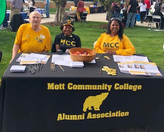 Alumni Association Table at the Fall Rally