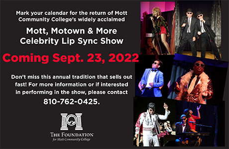 Mott, Motown and More Celebrity Lip Sync Show Save the Date Postcard