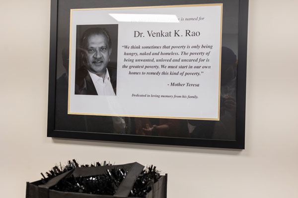 The Dr. Venkat K. Rao Mott Eats Food Pantry Ribbon Cutting Ceremony event photo