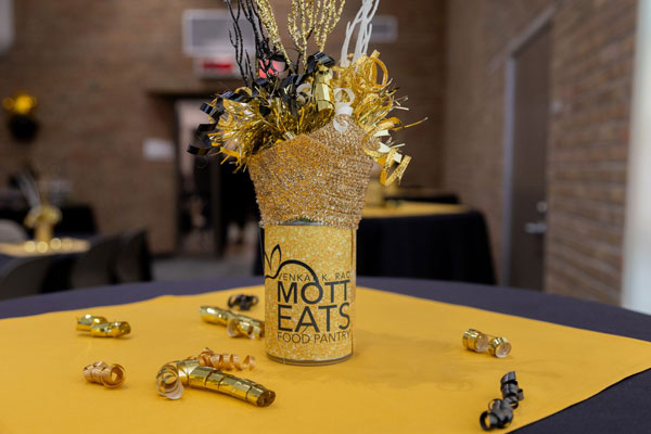 The Dr. Venkat K. Rao Mott Eats Food Pantry Ribbon Cutting Ceremony event photo