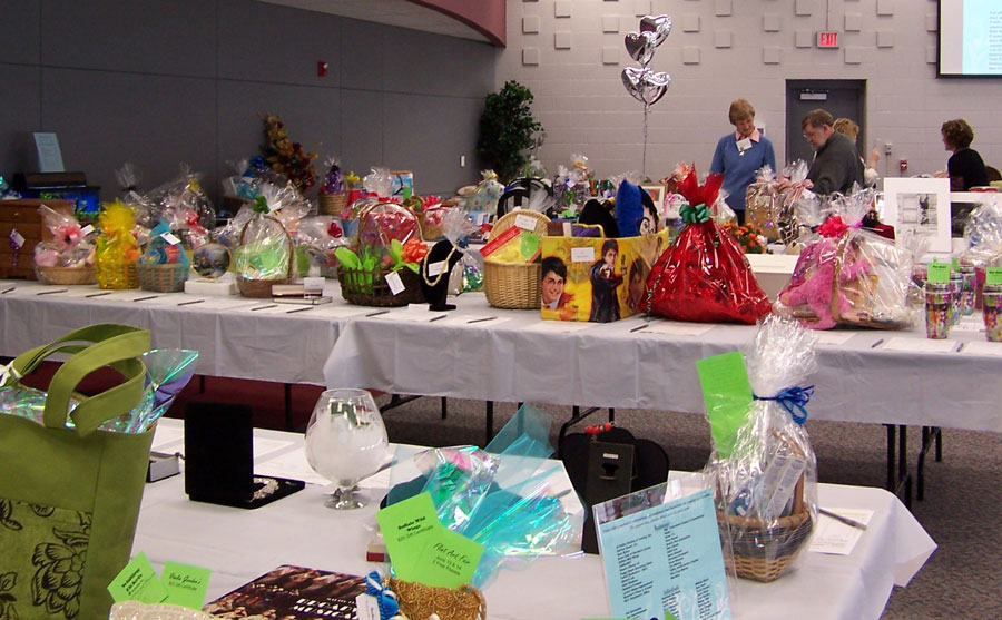 Items that are up for silent auction