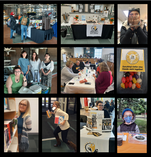 Photo collage of various Friendraising events to increase membership