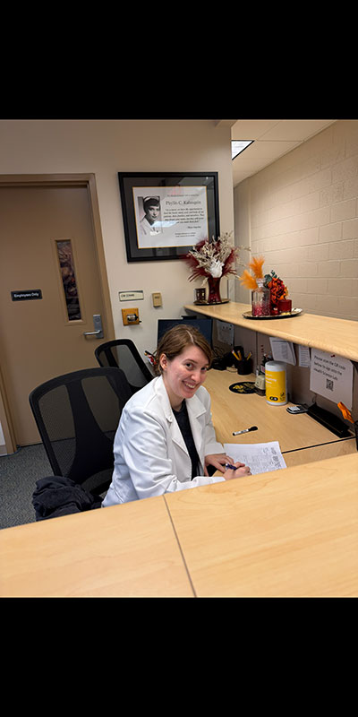 Reception desk