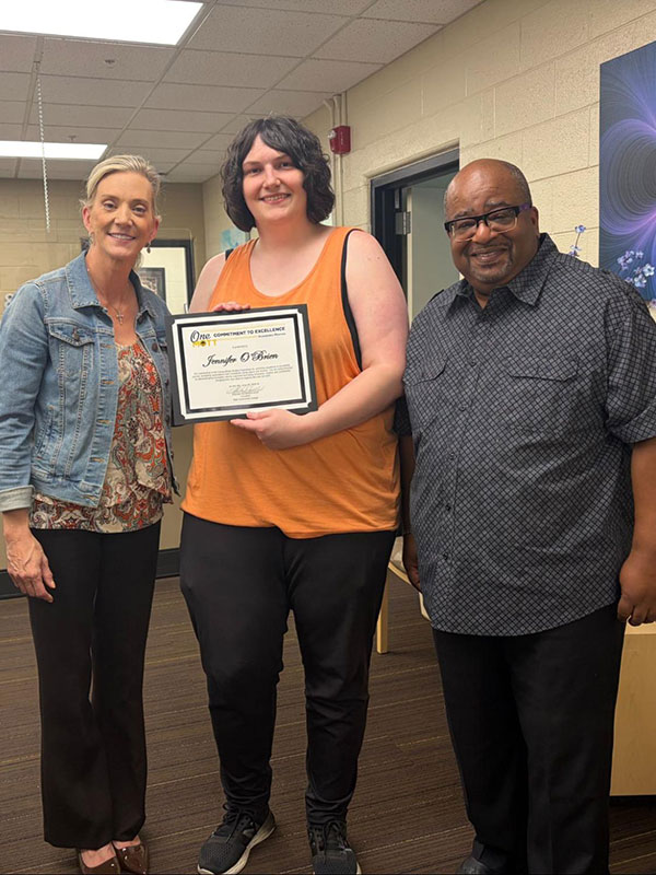 President, Shaunda Richardson-Snell, Jennifer O'Brien and Robert Matthews