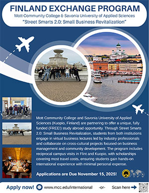 Finland Exchange Program Flyer