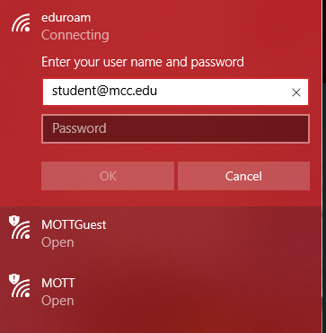 login and password example for Windows 10