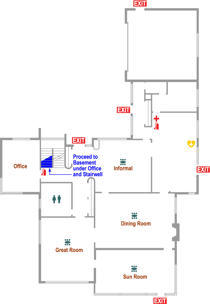 Presidential Conference Center Floor Plan Map
