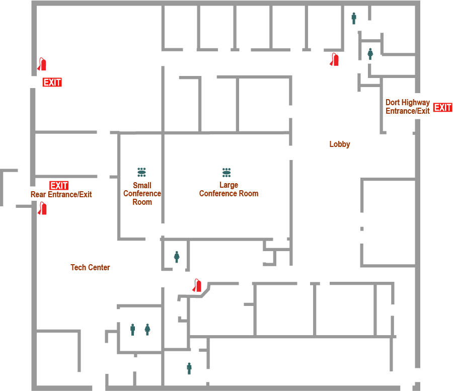 The Disability Network Floor Plan Map