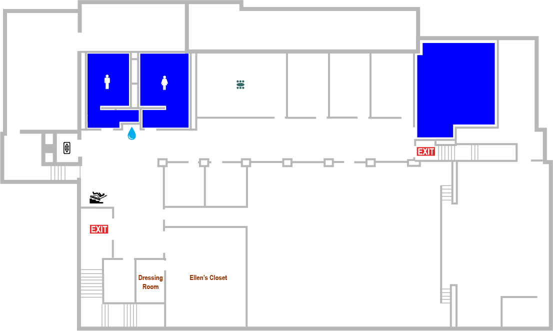 Family Life Center Basement Plan Map