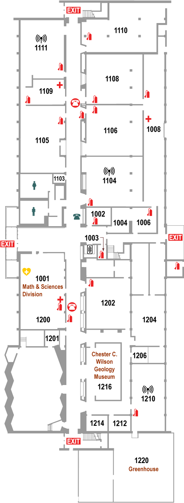 Gorman Science Center Floorplan Map