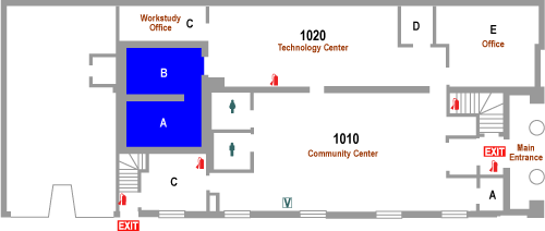 Latinx Technology & Community Center Floor Plan Map