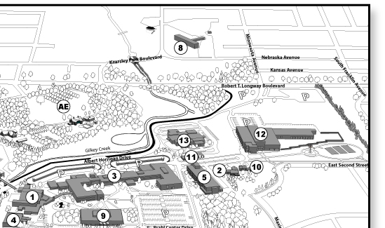 Mott Community College Map Main Campus - Flint | Mott Community College