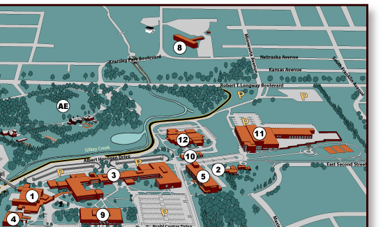 Mott Community College Map Main Campus - Flint | Mott Community College