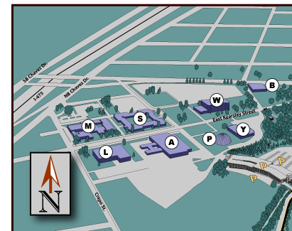 Mott Community College Map Main Campus - Flint | Mott Community College