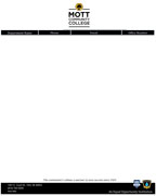 Office Specific Informational Letterhead