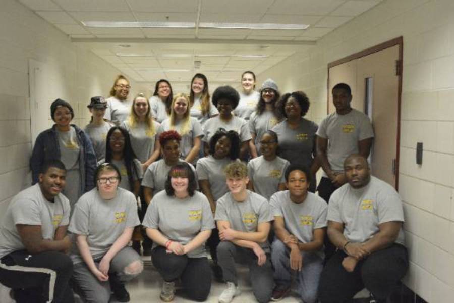 group shot of STEM Scholars 2020