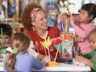 Early Childhood Educator with pupils