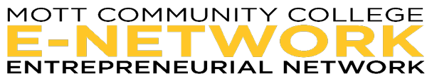 Mott Community College E-NETWORK Entrepreneurial Network logo