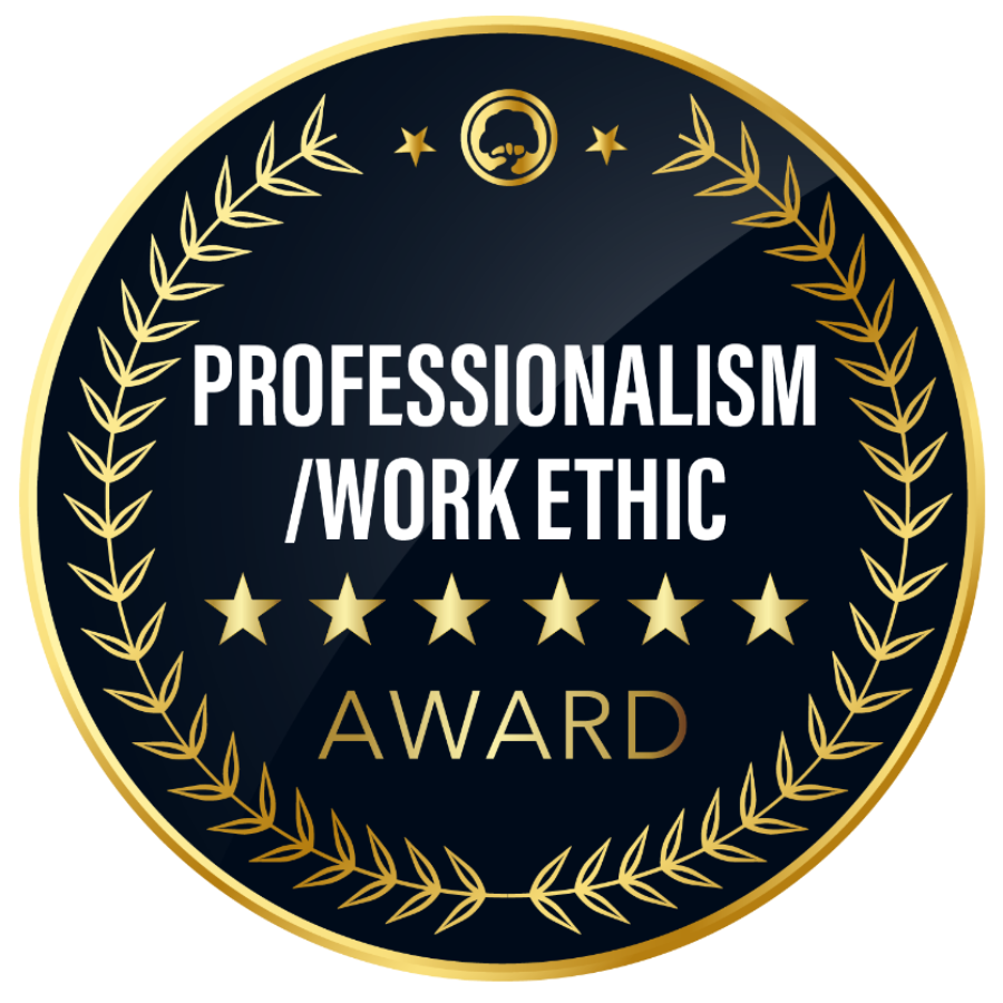 Professionalism / Work Ethic Award